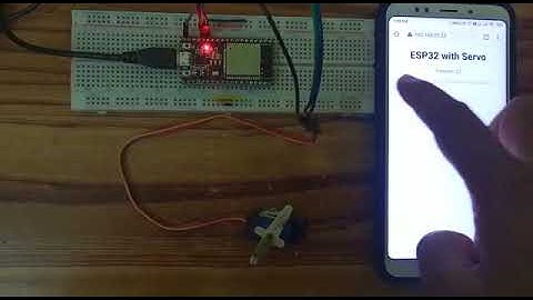 ESP32 Servo Motor Web Server with Arduino IDE