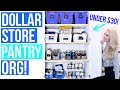 Dollar Store Pantry Organization Ideas!