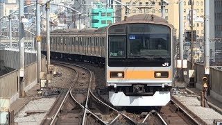 【東京に入線】中央快速線209系トタ81・82編成 営業運転開始