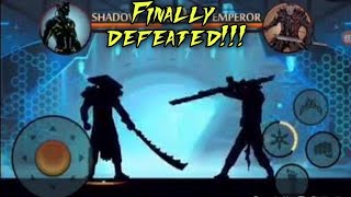 Defeating Emperor - the last bodyguard of Titan*finally* || Shadow Fight 2