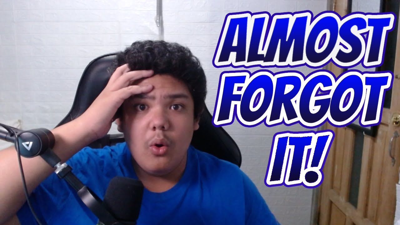 I almost that I had a meeting YouTube