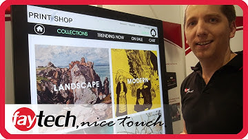 faytech´s  and MetroClick´s booth - Industrial PCs and Interactive Kiosks at CES 2016