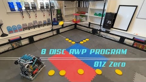 VEX Robotics Spin Up 8 Disc Solo AWP Program - 81Z Zero