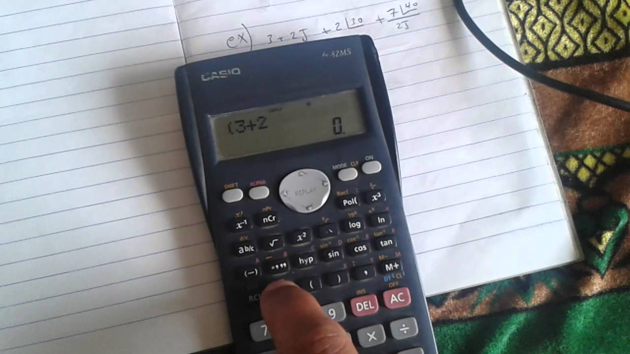 آلة حاسبة علمية شرح رموز الالة الحاسبة