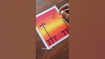 oil pastel drawing easy#shorts