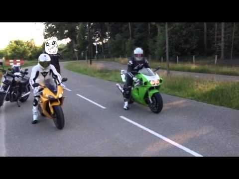 Kawasaki ZXR vs Triumph Daytona Kawasaki ZXR vs Triumph Daytona