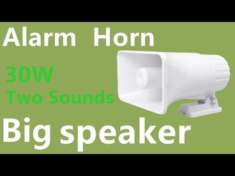 Listen Big Speaker So Loud 30w Two Sounds Alarm Horn Alarm Siren Test Youtube Listen Big Speaker So Loud 30w Two Sounds Alarm Horn Alarm Siren Test Youtube