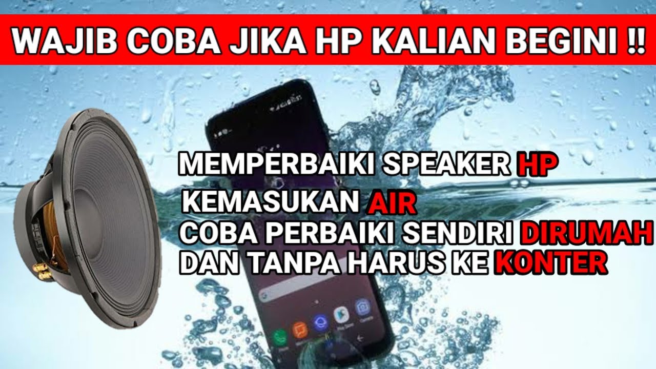 Cara Mengatasi Speaker HP KENA AIR/ suara PECAH, pakai aplikasi ini