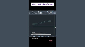 SỬ DỤNG GPX VẼ NÉT NGẮT TRONG CAD, Use GPX to draw a break line in AutoCAD.#autocad