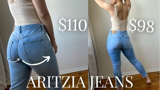 $100 JEANS? REVIEWING ARITZIA DENIM | ARE THEY WORTH IT?