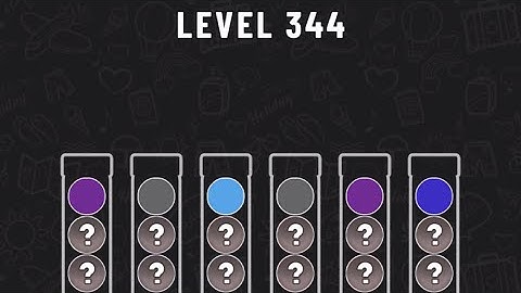 Ball Sort Puzzle Level 344 #ballsortpuzzle #ballsortpuzzlegameplay #puzzlegame #mobilegames