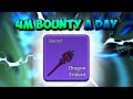 The best bounty hunting sword in blox fruits