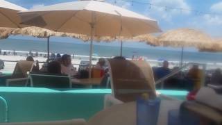 Having a great time at the beach bucket Restaurant Daytona Beach Florida July 2017