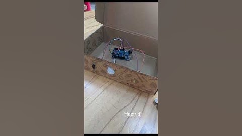 Arduino ile hırsız alarm sistemi