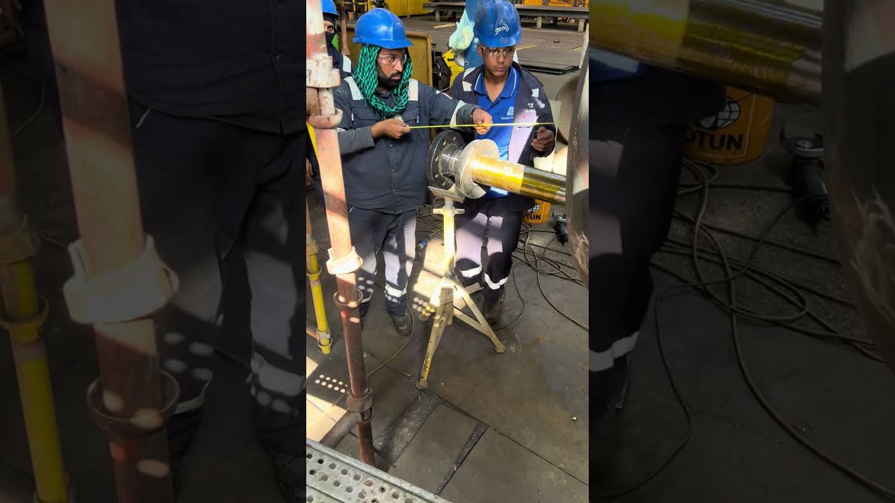Pressure vessel fabrication nozzle fitting / प्रेशर वेसल फेब्रिकेशन नोजल फिटिंग ❤️ (@biharibabu7481 