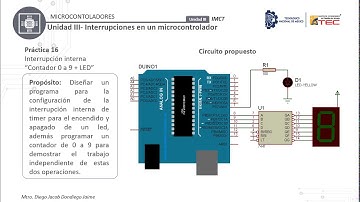 Práctica 16 - Interrupción de timer