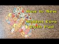 How To Sew a Cloth Pad with Hidden/Floating Core - DIY Sewing Tutorial - Handmade By Hedi