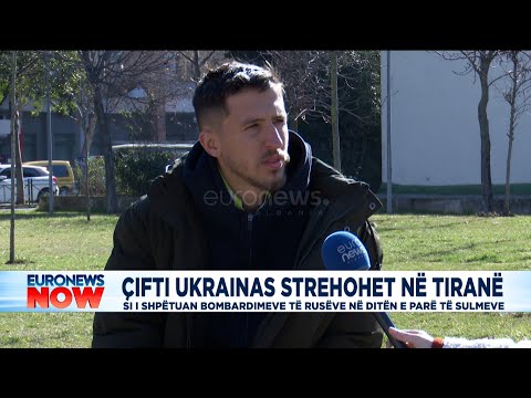 Çifti ukrainas strehohet në Tiranë: Si i shpëtuan bombardimeve të rusëve në ditën e parë të sulmeve