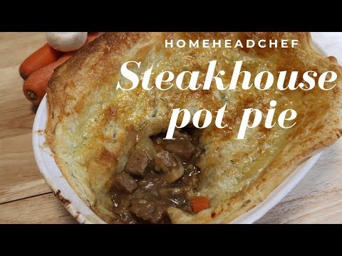 Steakhouse pot pie recipe / Beef pot pie recipe