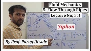 FM Lecture 5.4 : Siphon by Prof Parag S Desale (Unit 5 Flow Through Pipes)
