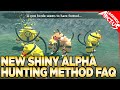 New Shiny Alpha Hunting Method FAQs - Pokemon Legends Arceus
