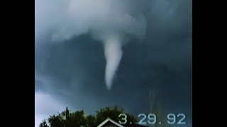 San Antonio Texas F0 Tornado 3 29 92 Mark Langford Footage Only Video AI Upscale