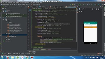 How to custom button rectangle in Android