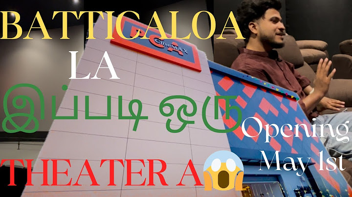 Batticaloa la ippadi oru big theater aaa? 😱😱😱😱 may 1st opening 😍#trending #vlog #theater #goviral