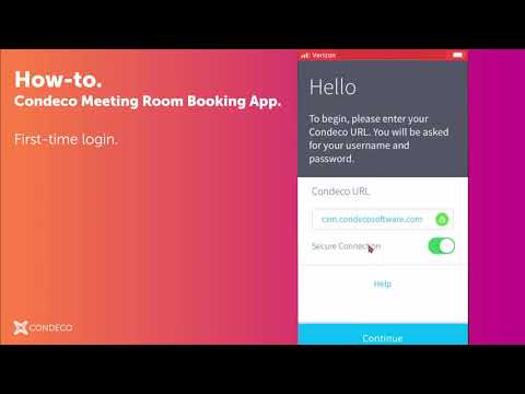 How to - Mobile - Meeting Room Login