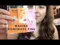 Making Enamel Pins at Home For the First Time // (Shrinky Dinks & Resin)