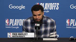 Fred Vanvleet S Player Of Rockets Postgame Interview 04 28 2025