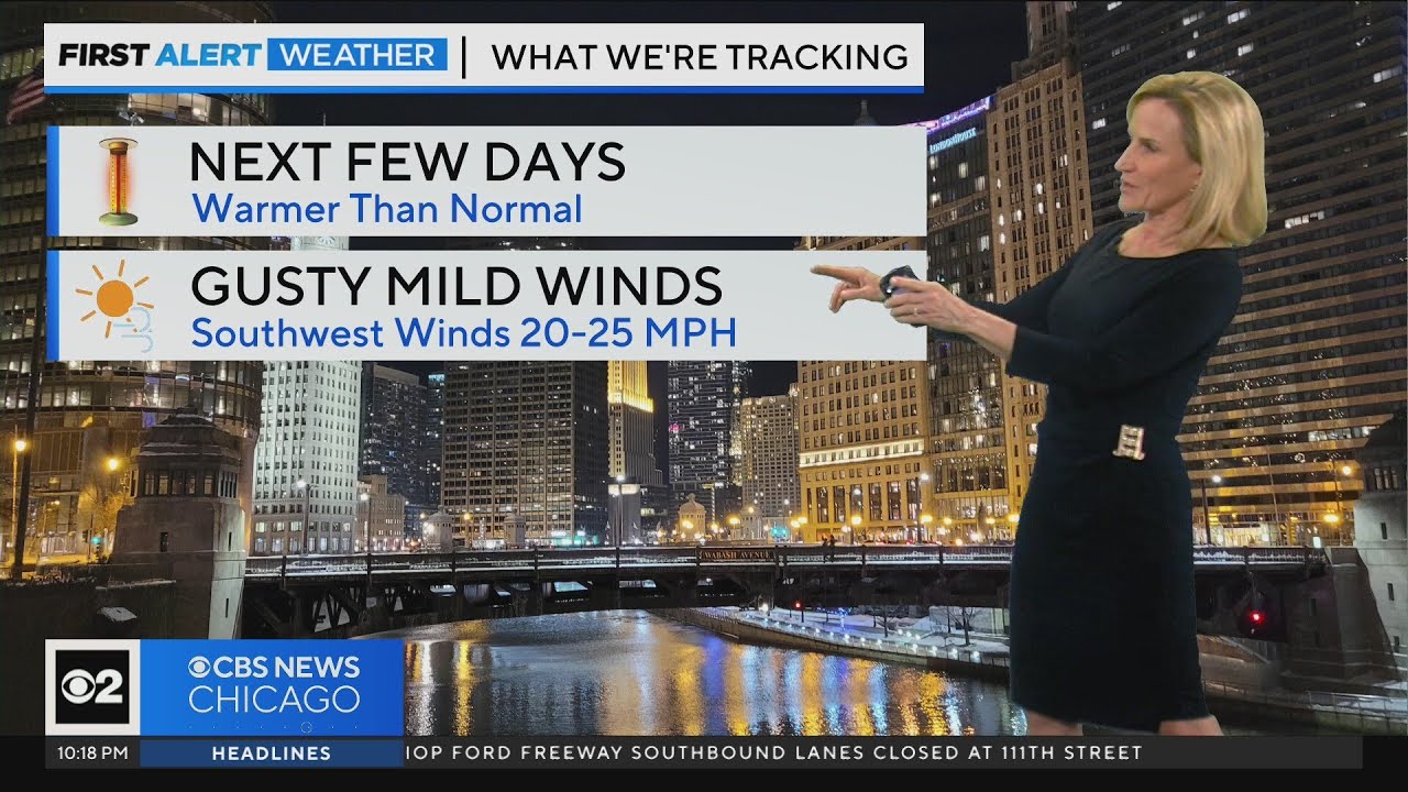 Chicago First Alert Weather: Warmer than normal next few days - YouTube