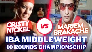 IBA Women&#39;s Middleweight Championship - 10 Rounds - August 20, 2005: Mariem Brakache