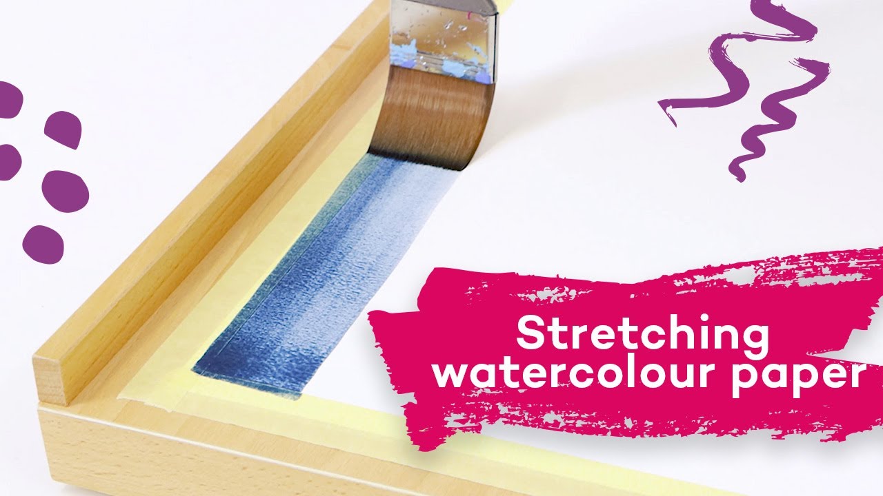 How to Stretch Watercolor Paper