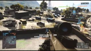 Battlefield 4 - INSANE 50 CAL SNIPER STREAK !!! - 1080p HD