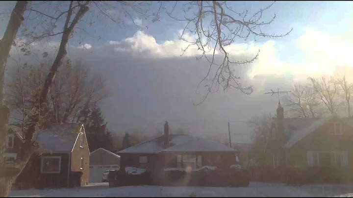 Watching the South Towns get hammered with lake effect snow - November 18, 2014.