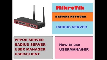 Mikrotik Radius server and User manager setup