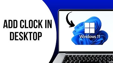 How to add clock in windows 11 desktop ?