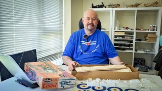 01 Guillows Sopwith Camel unboxing - balsa RC model conversion