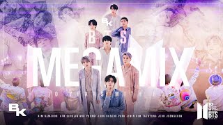 BTS MEGAMIX "ALL BTS TITLE TRACKS MEGAMIX" By Baekmixes (10 Years With BTS)