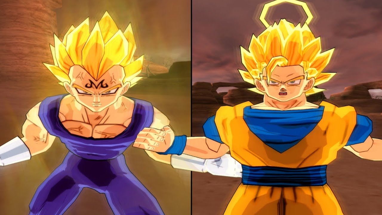 [REQUEST] Goku SSJ2 Vs Majin Vegeta (Enhanced Red Potara) | DBZ BUDOKAI TENKAICHI 3 [Android]