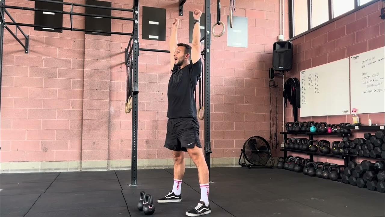 Double Kettlebell Snatch movement demo YouTube