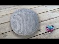 Pouf Tricot design pas à pas "Lidia Crochet Tricot"