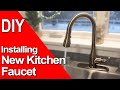 How to install a New Kitchen Faucet (Motion Single Handle Sprayer)