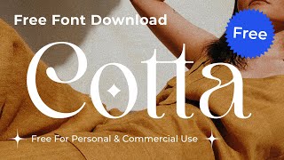 【Free Font】Cotta Elegant Serif Font - Free For Commercial Use ! || Free Design Resources #freefont by XUYU Design Tutorials 444 views 5 months ago 44 seconds