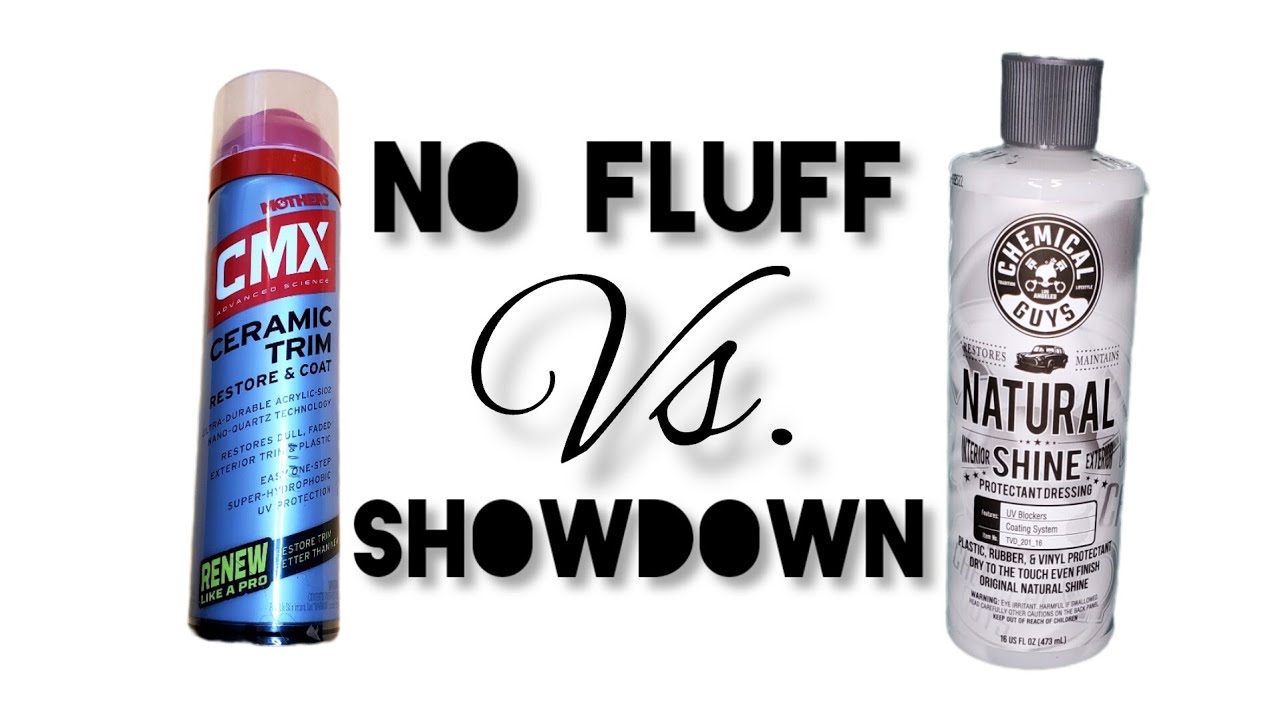 Mother's CMX Ceramic Trim Restore & Coat Vs. Chemical Guys Natural