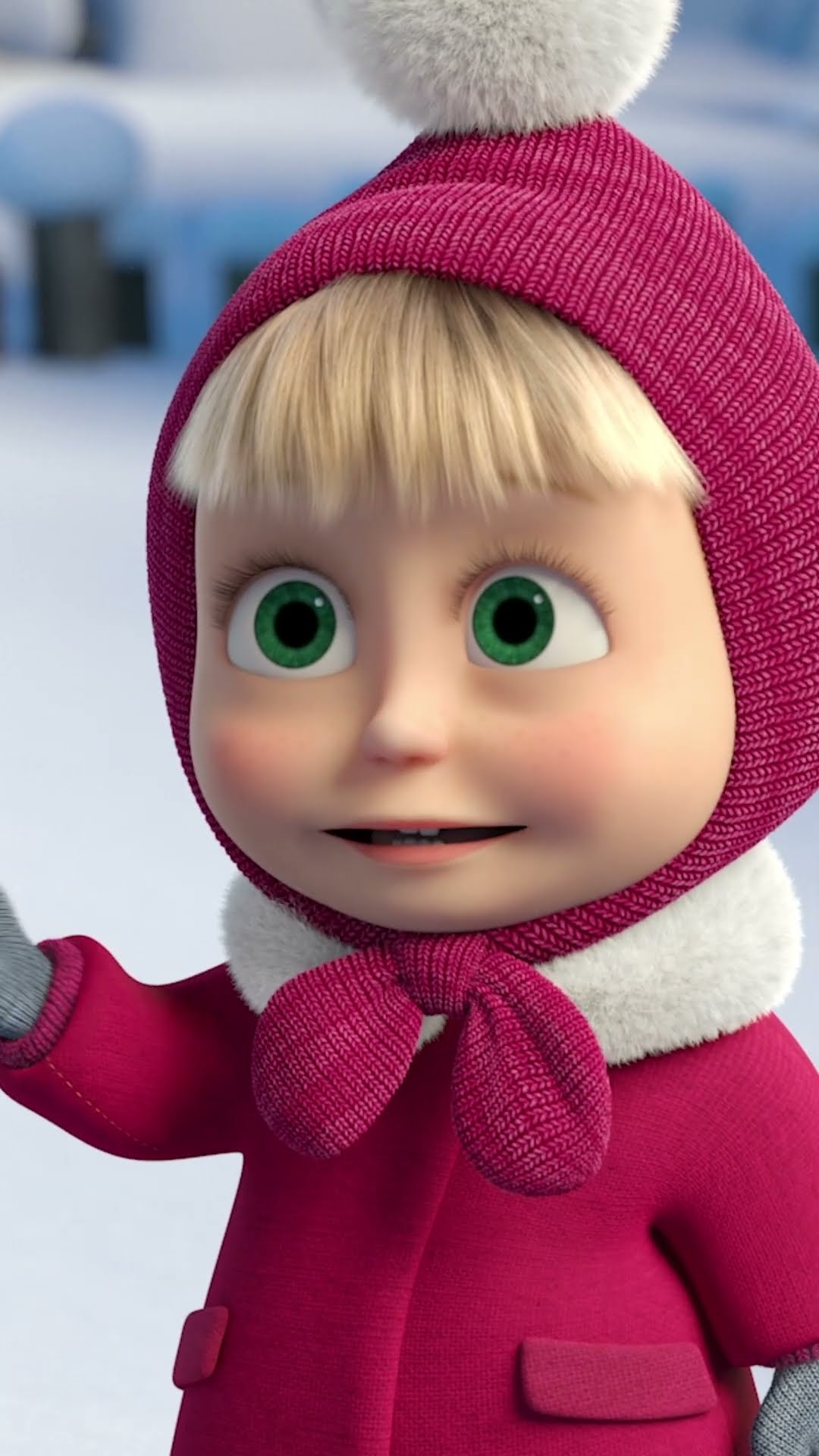 رجل ثلج من ماشا ☃️❄️ mashabeararabic #shorts #arabic #mashaandthebear# #ماشاوالدب #مضحك #كرتون