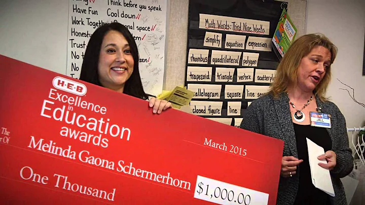 H-E-B Excellence in Education Awards with Jill Reynolds