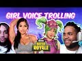 GIRL VOICE TROLLING on FORTNITE w/ Facecam Part 2 (YOUR VOICE IS HYPNOTIZING ME)