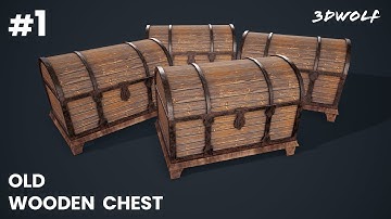 Wooden Chest Game Asset 3D Modeling Tutorial In Maya and Substance Painter | Part - 1 : Modeling